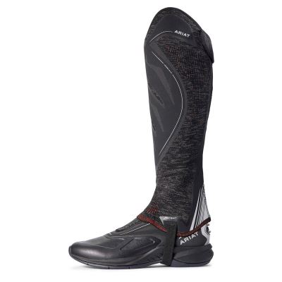 Ariat Ascent - Halve Chaps Zwart / Rood Dames - 32760-340